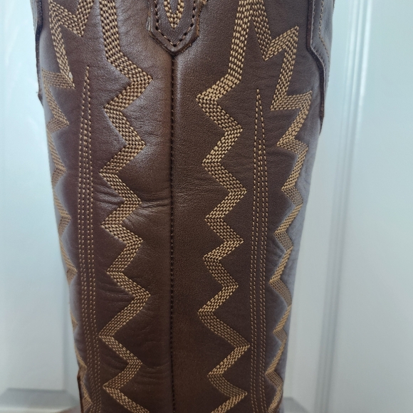 Dingo Size 8.5 Brown Tall Western Boots - Picture 2 of 12